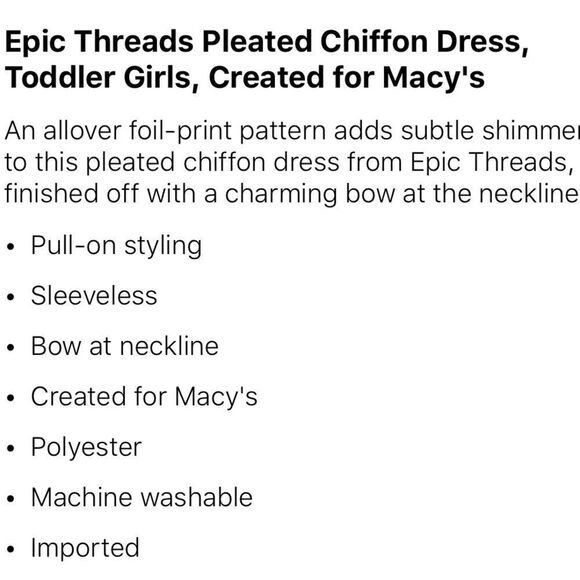 Pleated Chiffon dress!  - Picture 3 of 3
